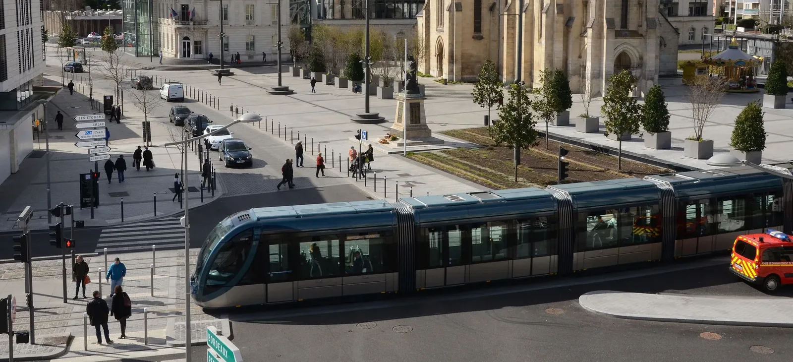 Tramway à Mérignac